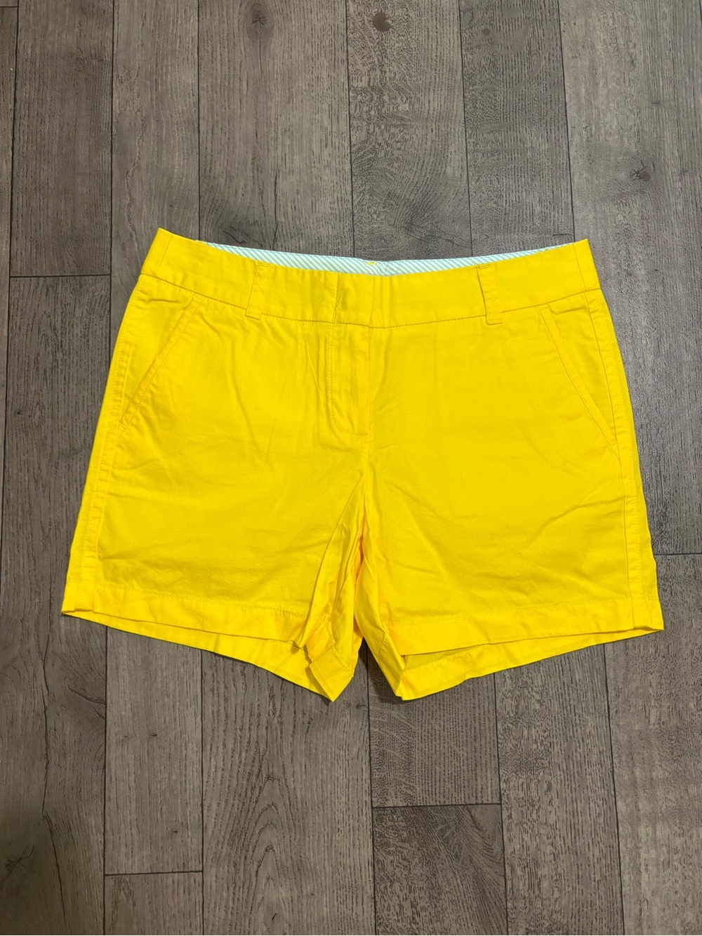 J. Crew Bright Yellow Women's Chino Shorts